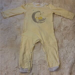 Burt's Bees Yellow Moon and Stars Footie
